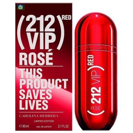 Парфюмерная вода Carolina Herrera 212 VIP Rose Red женская (Euro)