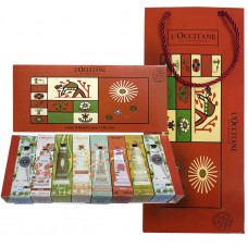 Подарочный набор кремов для рук L'Occitane 8 в 1 (поврежденная упаковка)