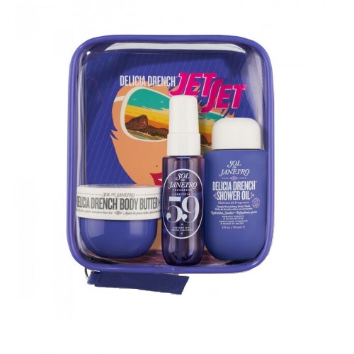 Подарочный набор для тела Sol de Janeiro Delicia Drench Jet Set 3 в 1