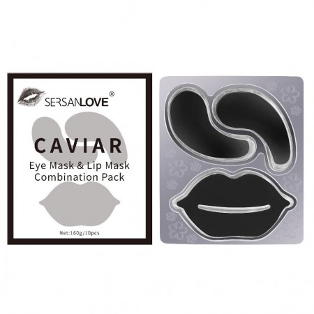 Набор SersanLove Caviar (патчи для глаз+ патчи для губ) 10 шт