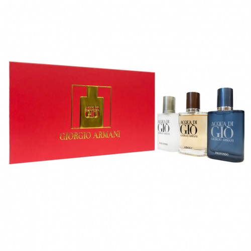 Подарочный парфюмерный набор Giorgio Armani Acqua Di Gio 3 в 1