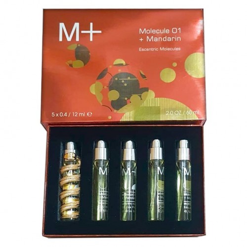 Подарочный парфюмерный набор Escentric Molecules Molecule 01 + Mandarin унисекс 5 в 1