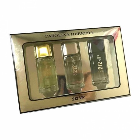 Подарочный парфюмерный набор Carolina Herrera  212 Vip Man 3 в 1