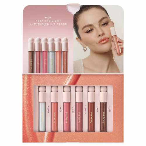 Набор блесков для губ Rare Beauty Positive Light Luminizing Lip Gloss 6 в 1