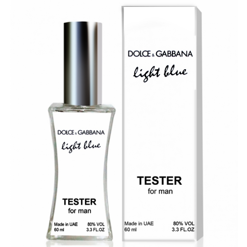 Dolce&Gabbana Light Blue тестер мужской (60 мл) Duty Free (неверная дата на коробке) 