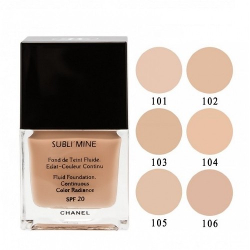 Тональный крем для лица Chanel Sublimine 101