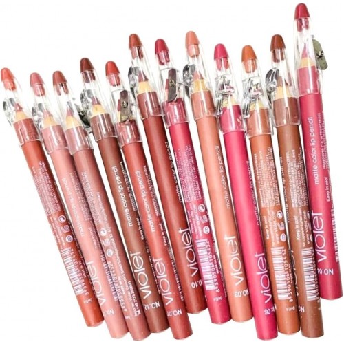 Косметический карандаш для губ Violet с точилкой