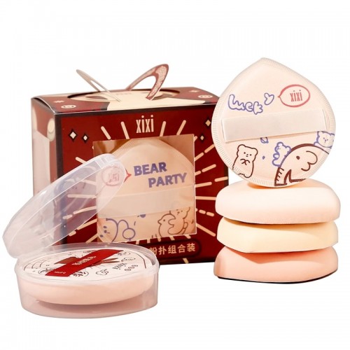 Набор спонжей для макияжа Xixi 4 в 1