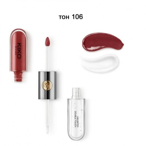 Блеск для губ Kiko Unlimited Double Touch