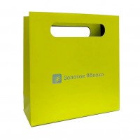Подарочный пакет Золотое Яблоко (15x16)