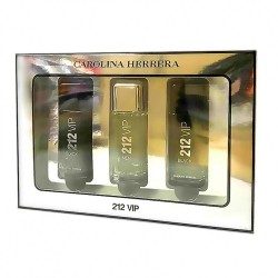 Подарочный парфюмерный набор Carolina Herrera  212 Vip Man 3 в 1