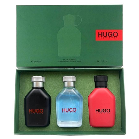 Подарочный парфюмерный набор Hugo Boss Eau De Toilette 3 в 1
