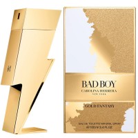 Туалетная вода Carolina Herrera Bad Boy Gold Fantasy мужская