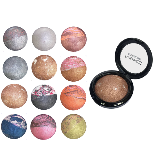 Запеченные тени для век MAC Eyeahadow 12 цветов