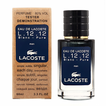 Lacoste Eau De Lacoste L.12.12 Blanc-Pure тестер мужской (60 мл) Lux