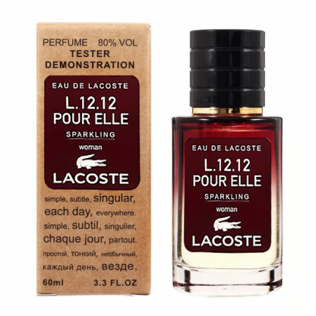 Lacoste Eau De Lacoste L.12.12 Pour Elle Sparkling тестер женский (60 мл) Lux