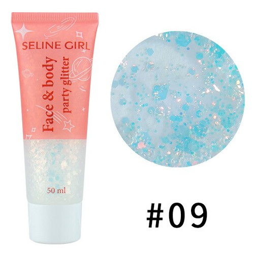 Глиттер гель Seline Girl Face And Body Glitter Party