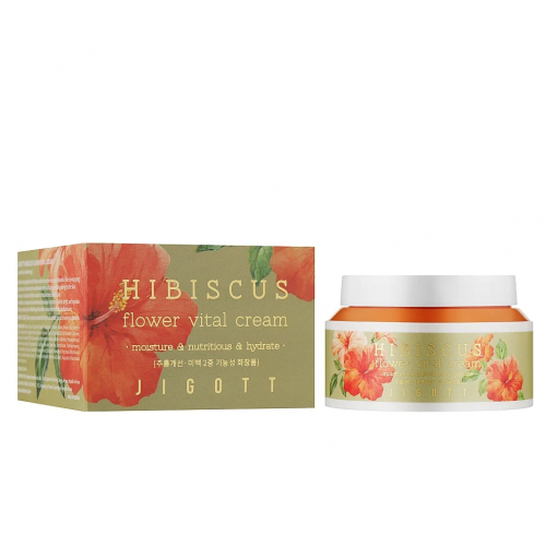 Крем для лица Jigott Hibiscus Flower Vital Cream