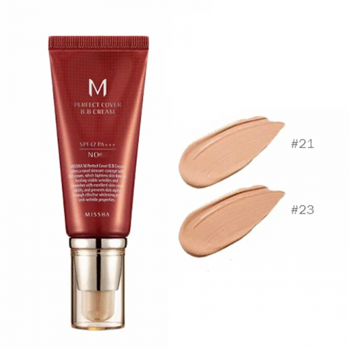 Тональная основа для лица MISSHA M Perfect Cover (2 шт)