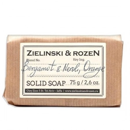 Твердое мыло Zielinski & Rozen Bergamot & Neroli, Orange