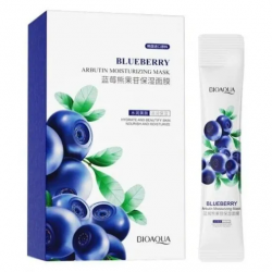 Ночная маска для лица Bioaqua Blueberry Arbutin 20*4 мл