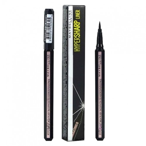 Подводка для век Maybelline Hypersharp чёрная