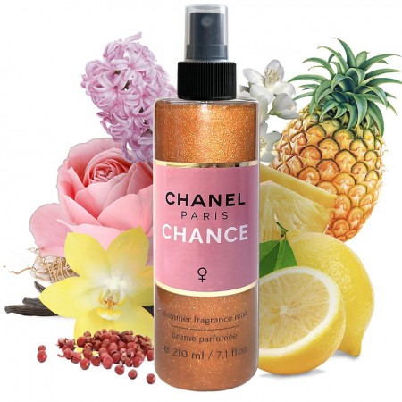 Парфюмированный спрей для тела с шиммером Chanel Chance